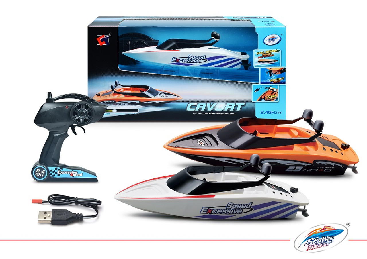 R C 12 inch Speed Boat Toy
