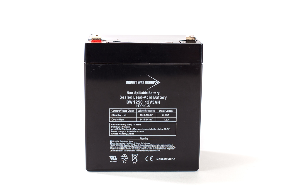 Ultratech UT-1240 12V 5Ah Replacement Battery with F1 Terminals